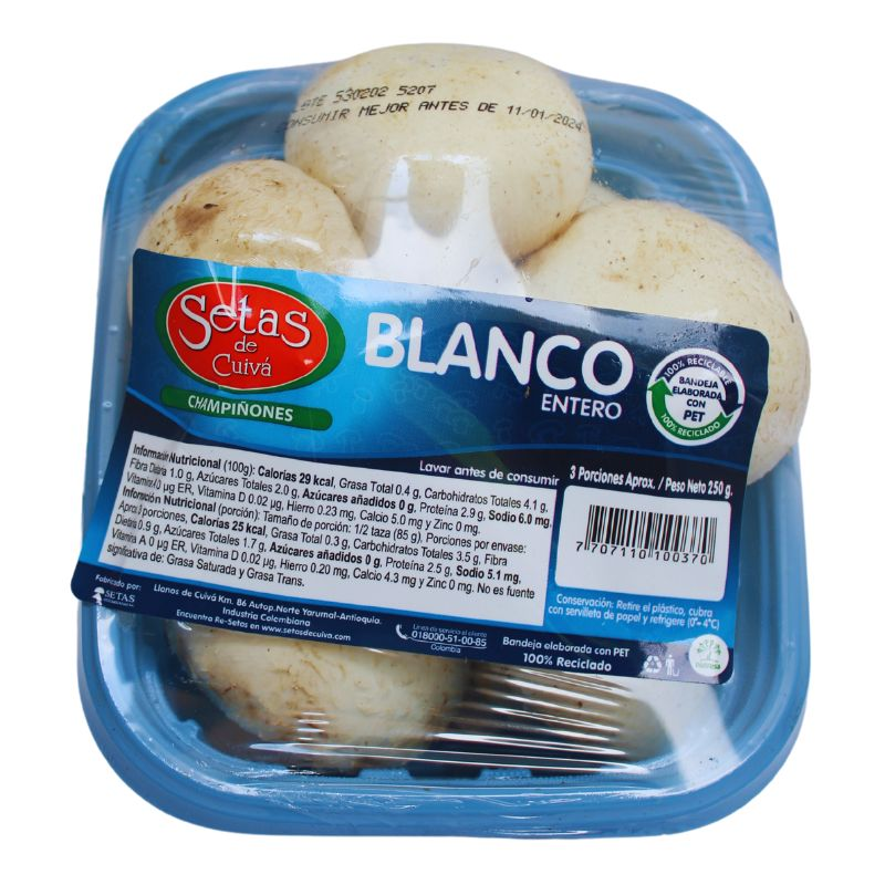 Champinon Bandeja Ent 500g