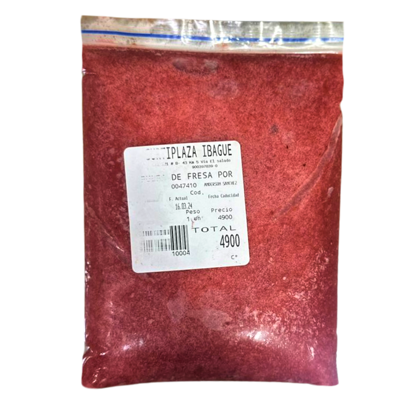 Pulpa De Fresa X500 G