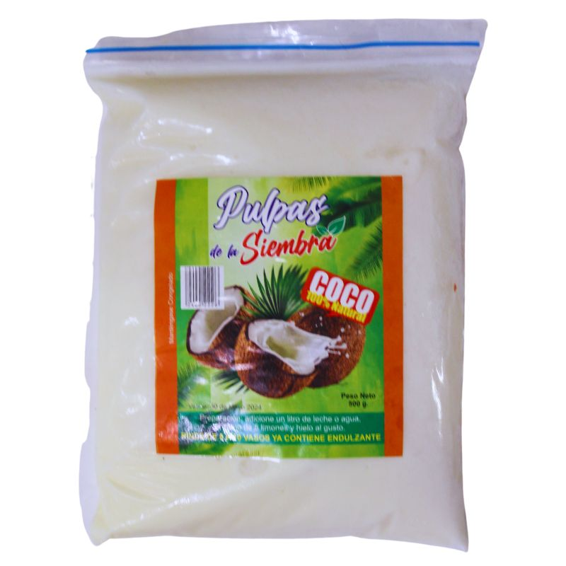 Pulpa De Coco 500 Gr