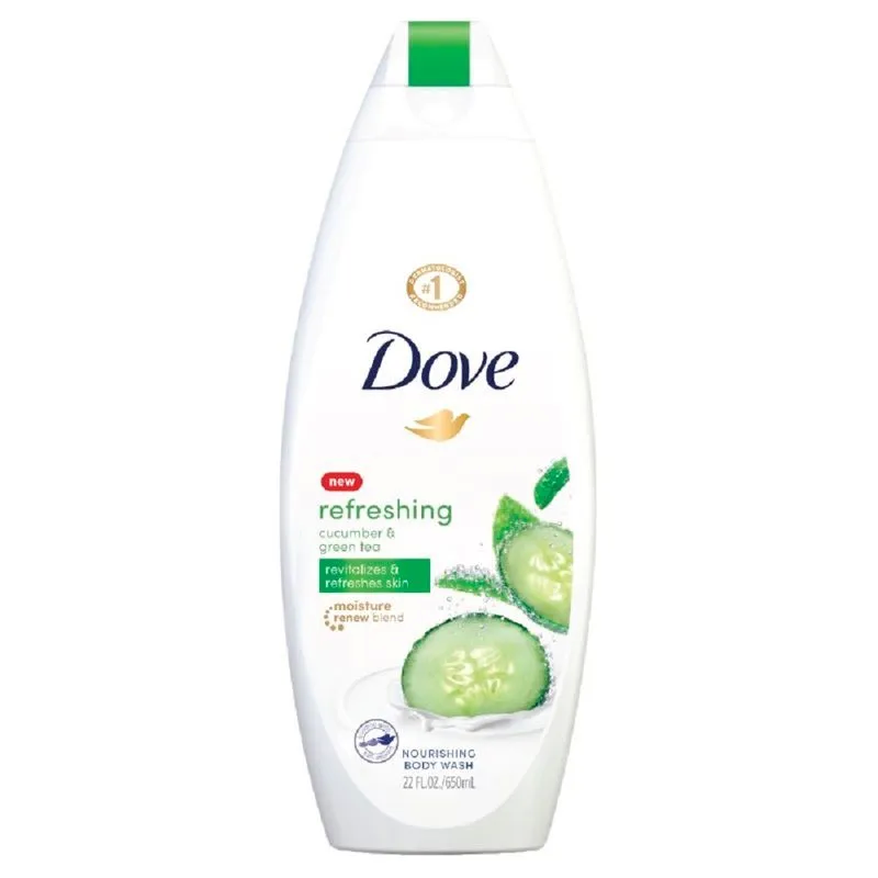 Crema Corporal Dove Body Wash Pepino Te 650 Ml
