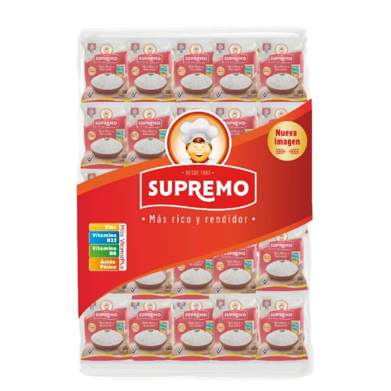 Arroz Supremo Vitarroz Arroba 500 Gr X 25 Und