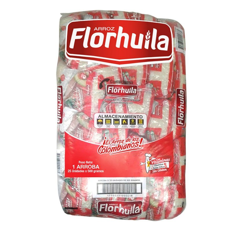 Arroz Florhuila 500 Gr X 25 Und