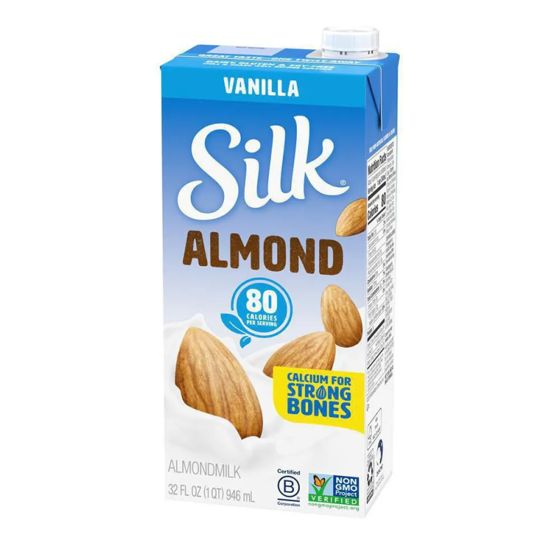 Bebida Silk Almendra Vainilla Sin Edulcorante 946 Ml
