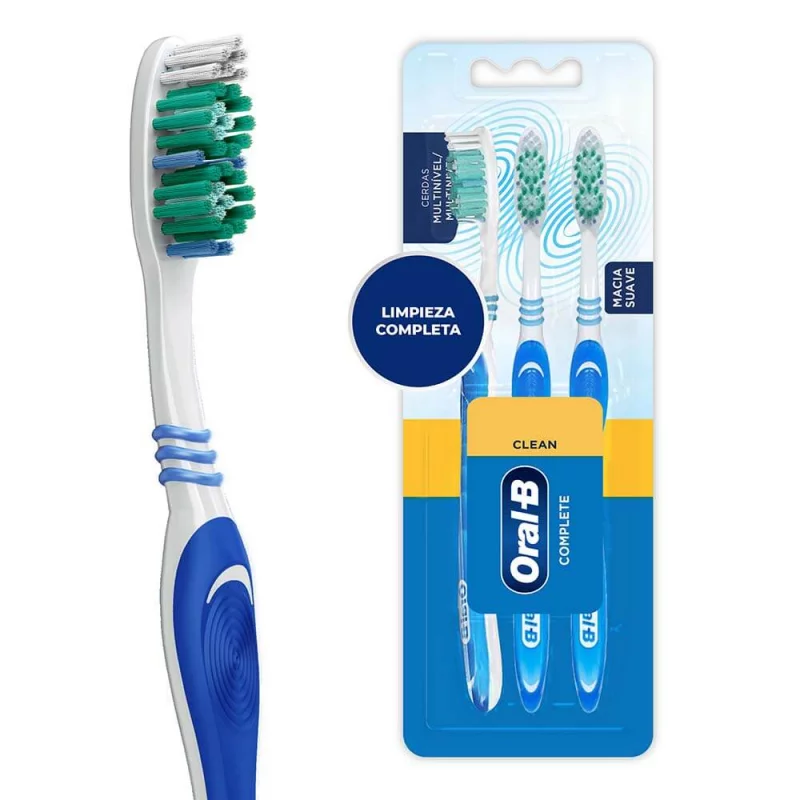 Cepillo Dental Oral B Complet Suave Pague 2 Lleve 3