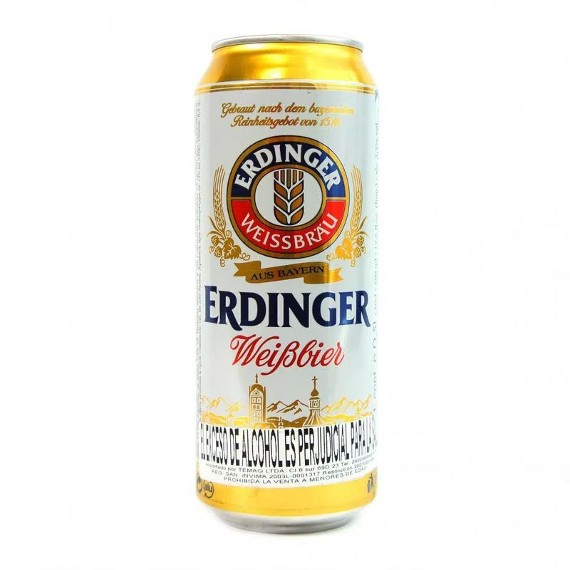 Cerveza Erdinger Weissbier Lata 500ml