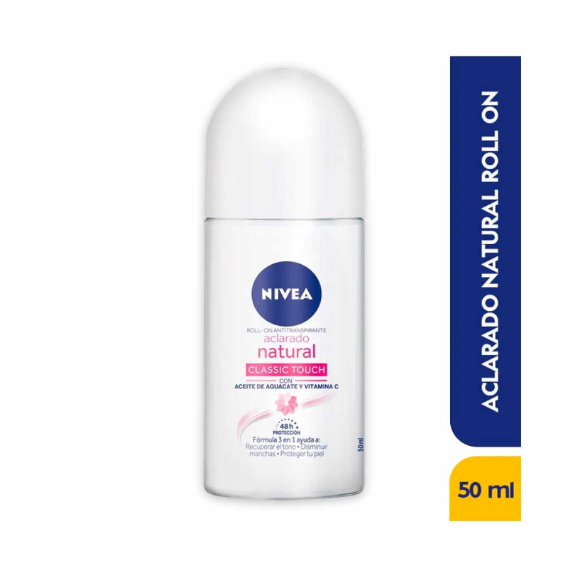 Desodorante Nivea Aclarado Natural Rolon 50 Ml