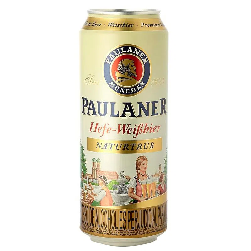 Cerveza Paulandeer Weisbier Alemana Lata 500 Ml