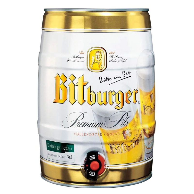 Cerveza Bitburger Barril 5000ml