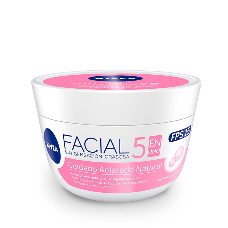 Crema Facial Nivea Aclarado Natural 50 Ml
