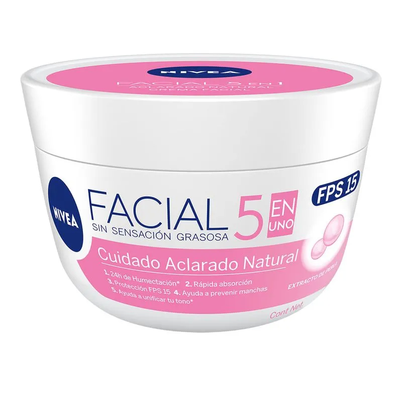 Crema Facial Nivea Visage Aclarado Natural 100 Ml
