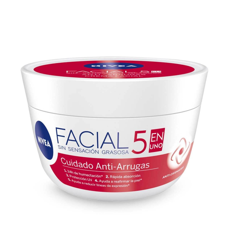 Crema Facial Nivea Anti Arrugas 100 Ml