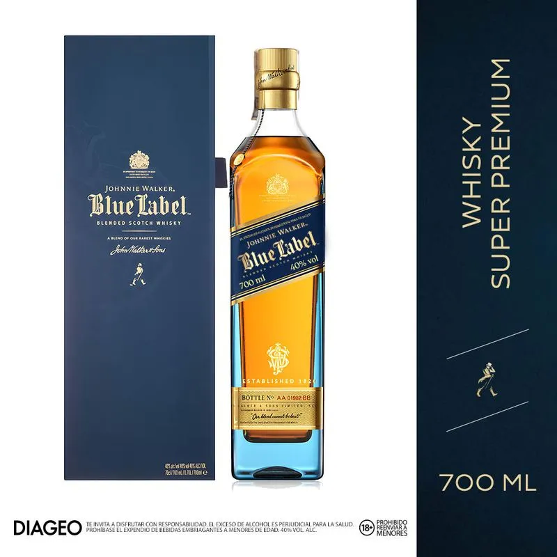 Whisky Jhonnie Walker Blue 750 Ml