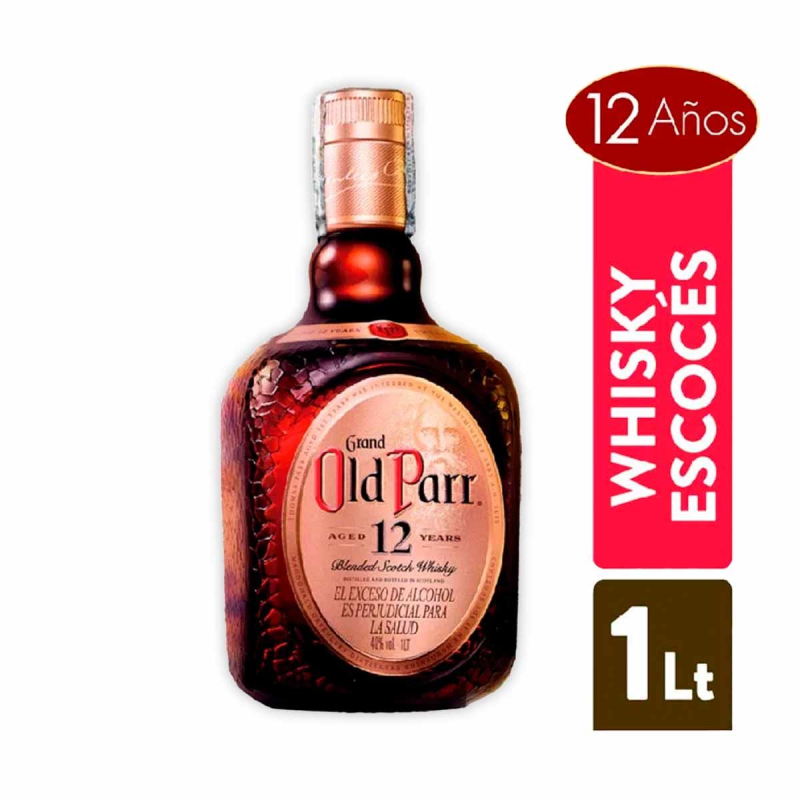 Whisky Old Parr 12 Anos 1000 Ml