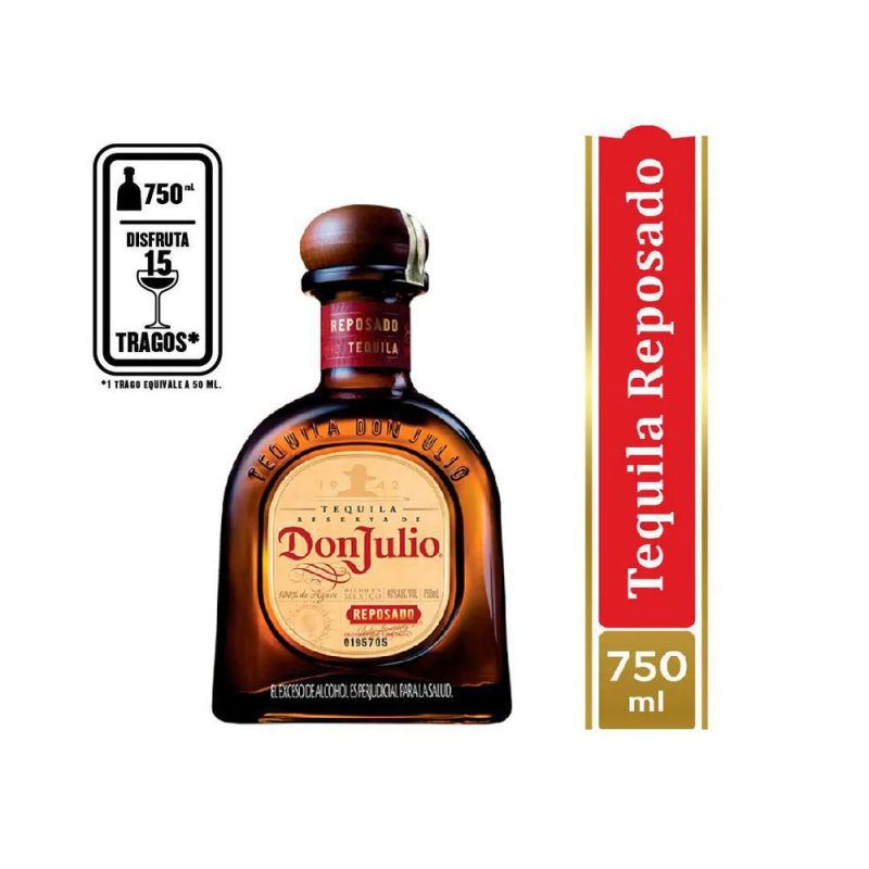 Tequila Don Julio Reposado 750 Ml 750