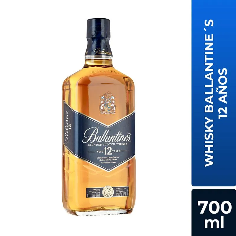 Whisky Ballantines 12 Anos 700 Ml