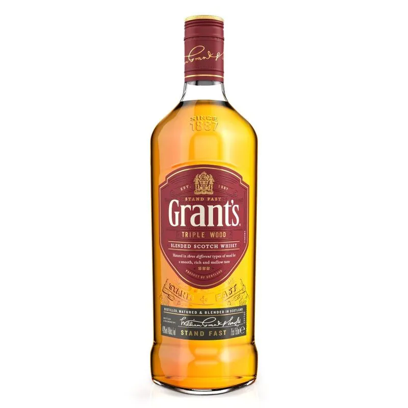 Whisky Grants Rojo 750 Ml