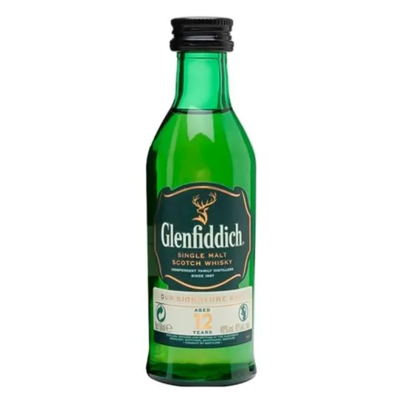 Whisky Glenfiddich 12 Anos 50 Ml