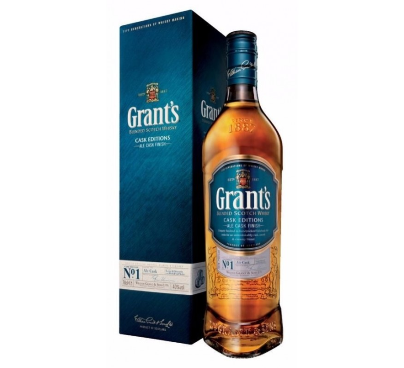 Whisky Grants Alecask Azul 750 Ml