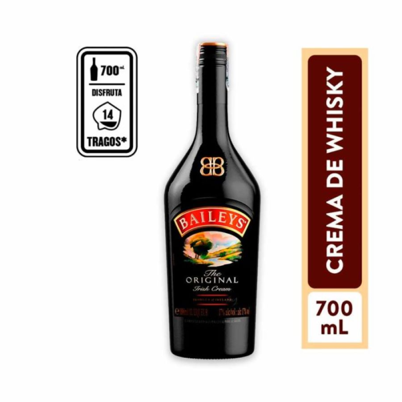 Crema De Whisky Baileys Original 700 Ml