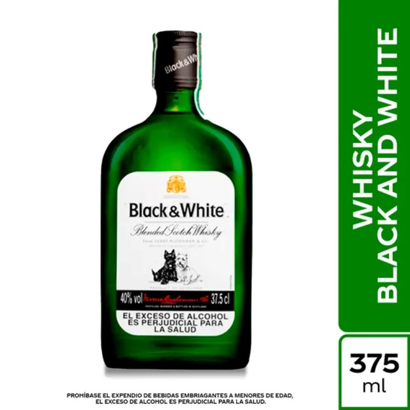 Whisky Black & White 375 Ml