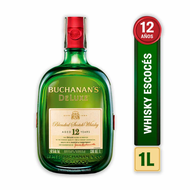 Whisky Buchanans 12 Anos 1000 Ml