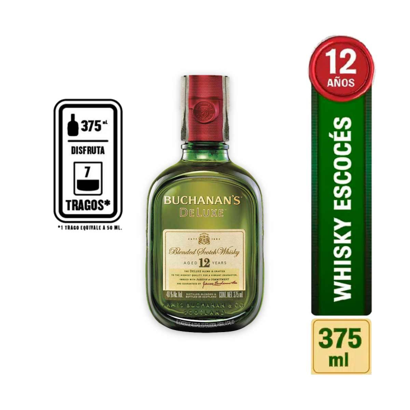 Whisky Buchanans 12 Anos 375 Ml