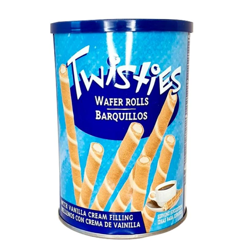 Barquillos Twisties Rellen Vainilla 400g