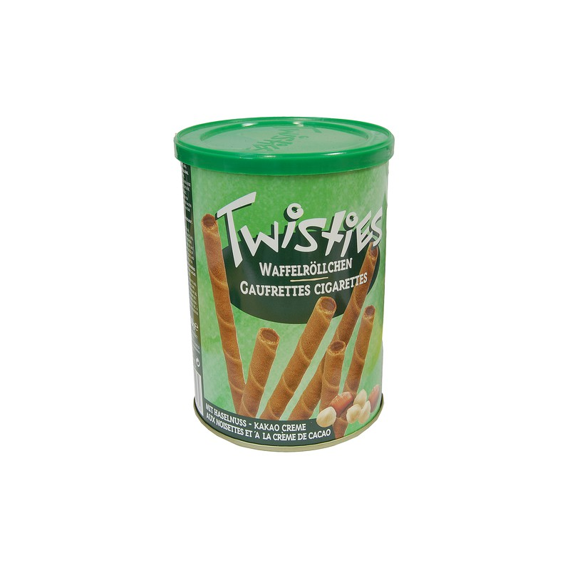 Barquillos Twisties Choco/avellana 400g
