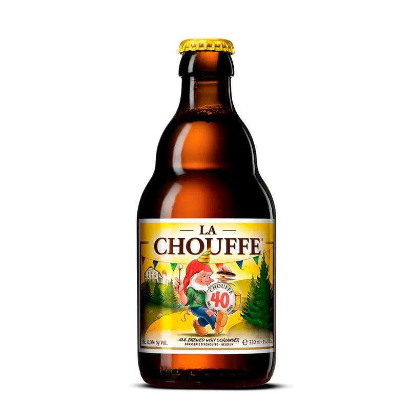 Cerveza La Chouffe Blonde Botella 330 Ml