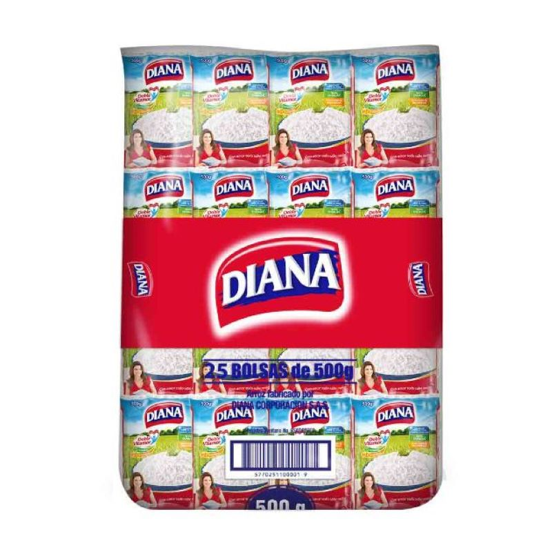Arroz Diana 500 Gr X 25 Und