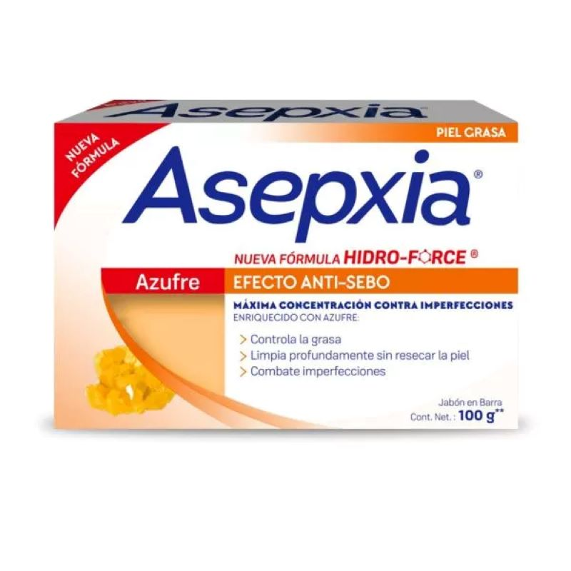 Jabon Asepxia Azufre 100 Gr