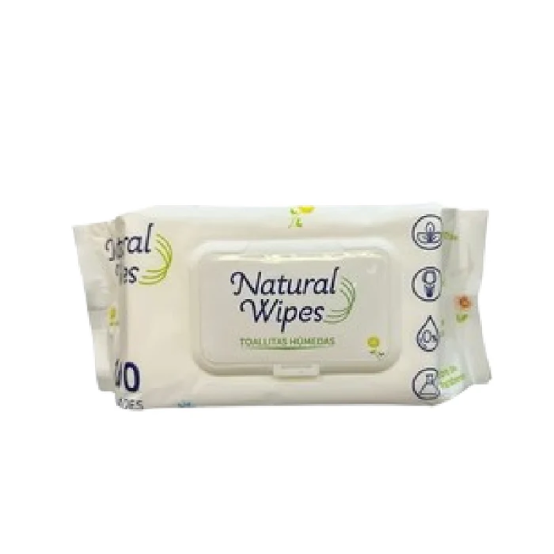 Toallas Humedas Natural Wipes 100u