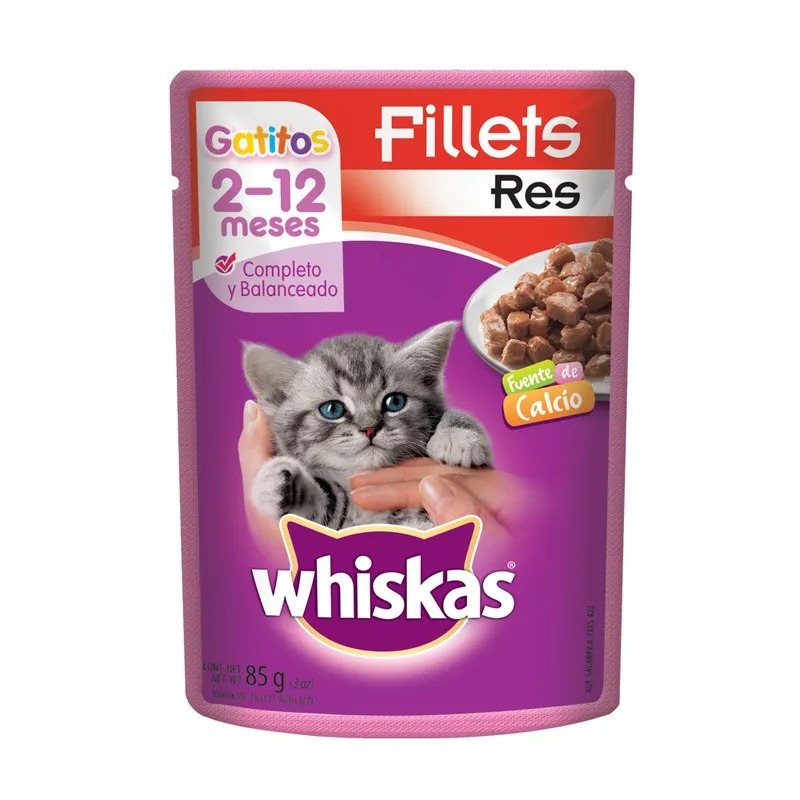 Concentado Whiskas X 85g Pouch Adulto Salmon