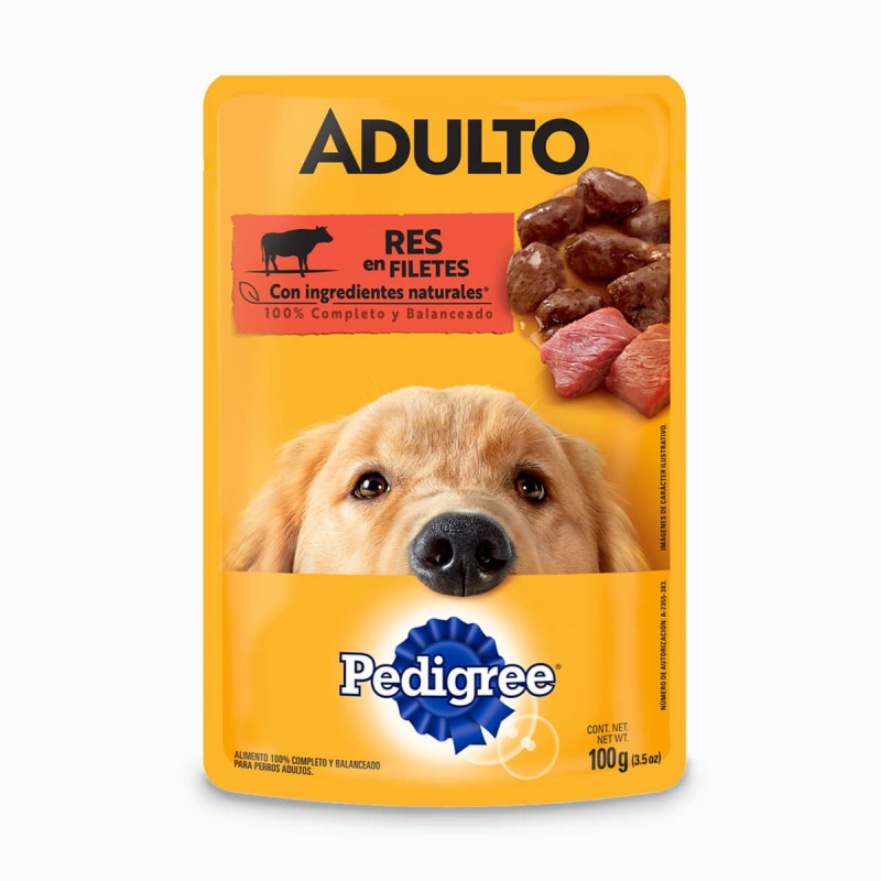 Concentrado Humedo Pedigree Res 100 Gr