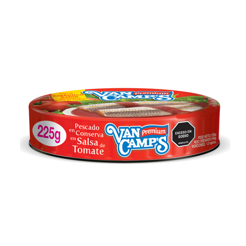 Sardina Vancamps Salsa De Tomate 225 Gr