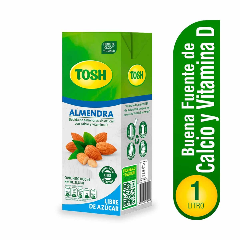 Bebida Tosh Almendra 1000 Ml