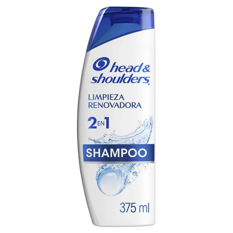Shampoo Head & Shoulders 2en1 Limpieza Renovadora 375 Ml