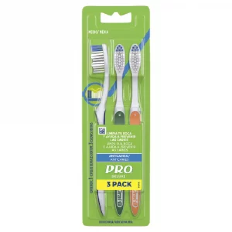 Cepillo Dental Oral B Pro Delux Anticaries 3 Und