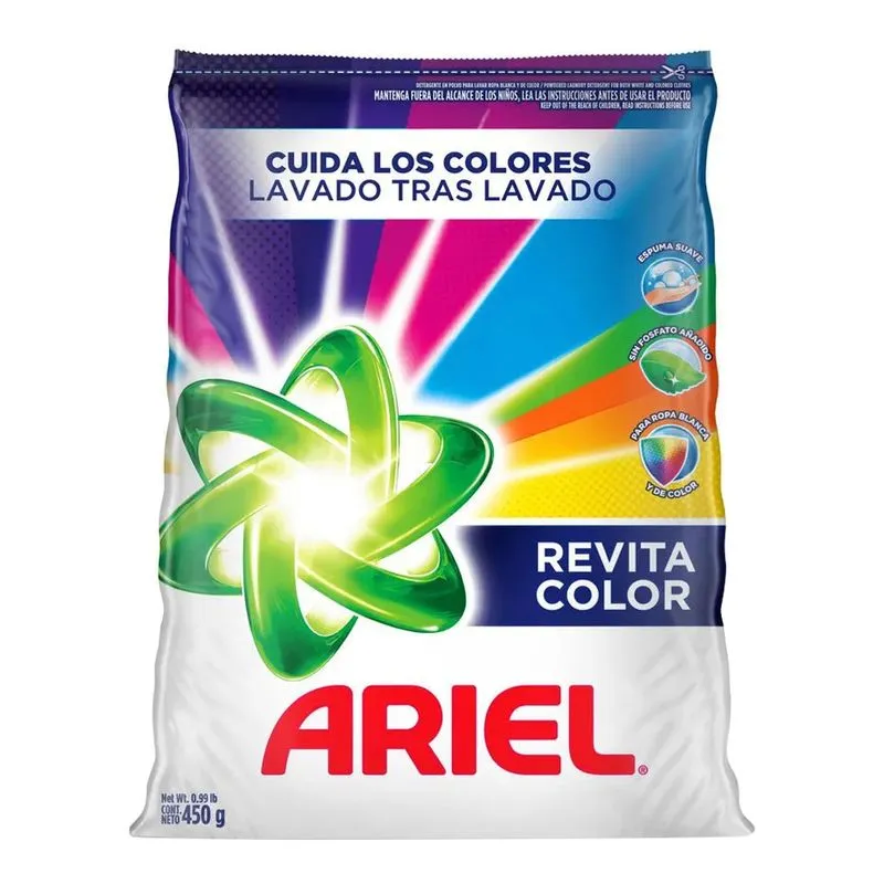 Detergente Arielx450g Revitacolor