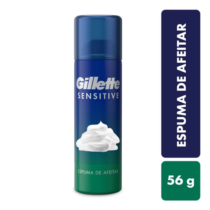 Espuma Gillettex56g Sensitive