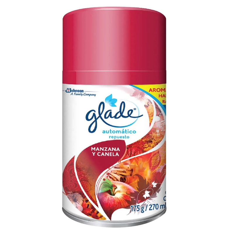 Ambientador Glade Manzana Y Canela Repuesto 175 Gr
