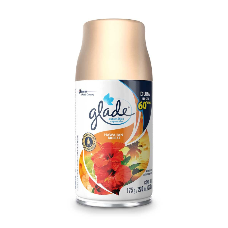 Ambientador Glade Hawaiin Automatico Repuesto 175 Gr