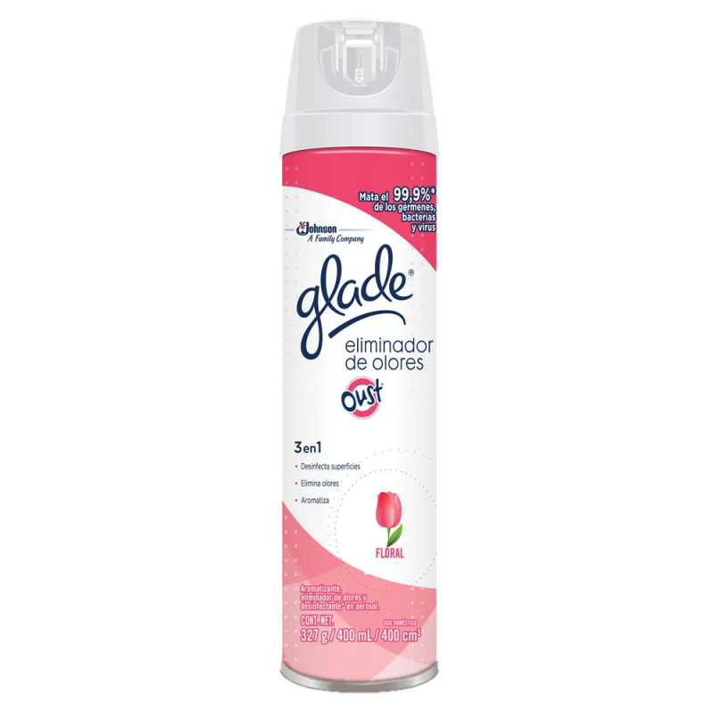 Eliminador De Olor Glade Aroma Floral Oust 400 Ml