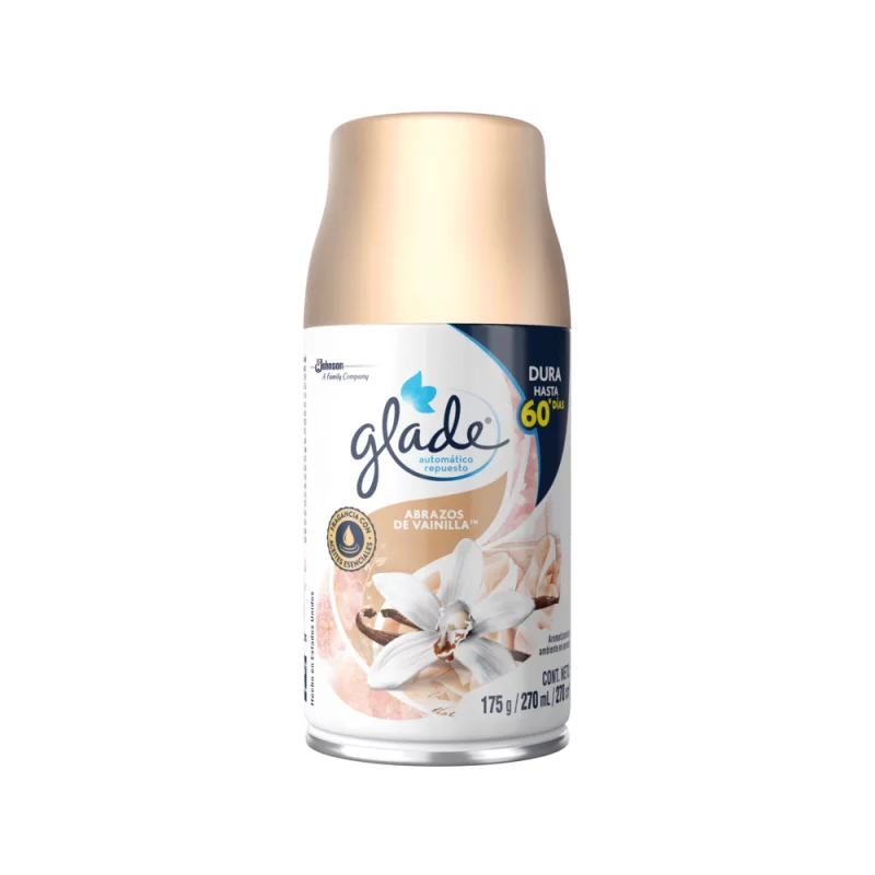 Ambientador Glade Automatico Repuesto Vainilla En Aerosol