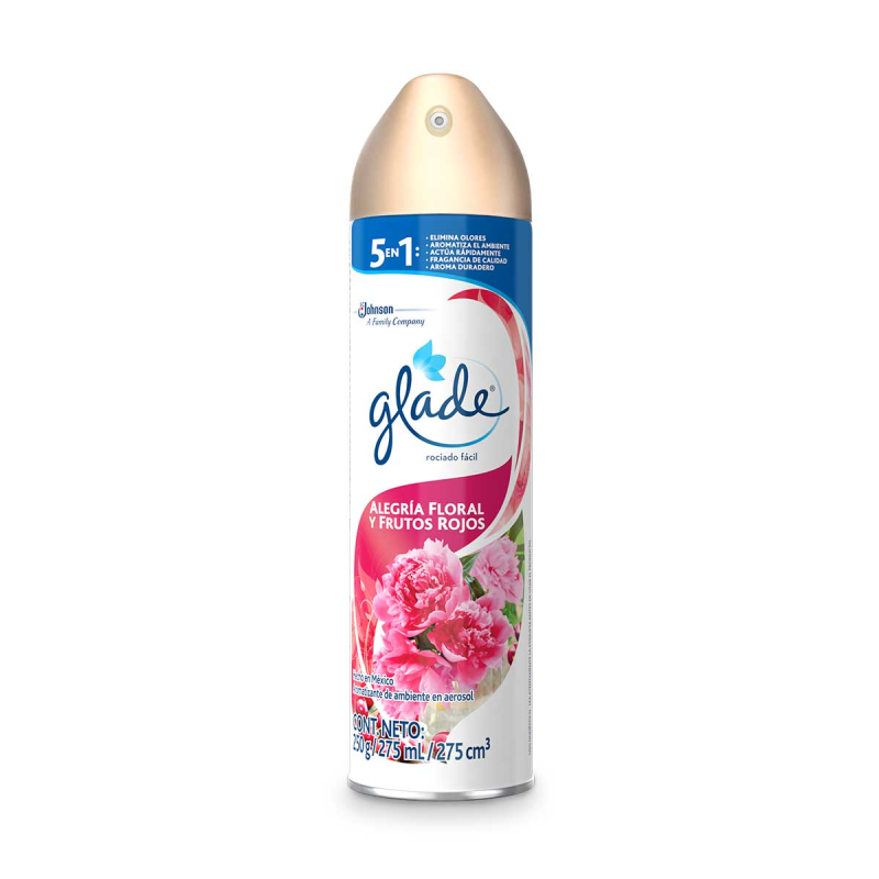 Ambientador Glade Aereosol Floral Frutos Rojos 250 Ml