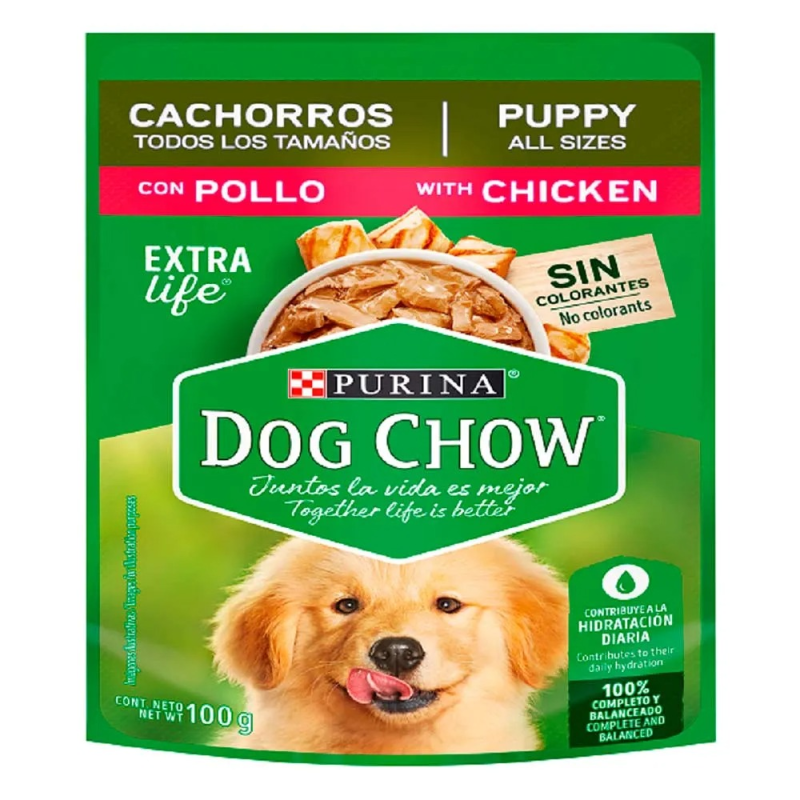 Concentrado Dog Chow Cachorro Pollo 100 Gr