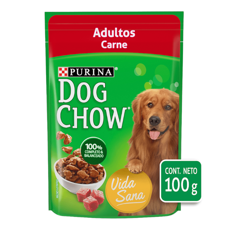 Concentrado Dog Chow Carne 100 Gr