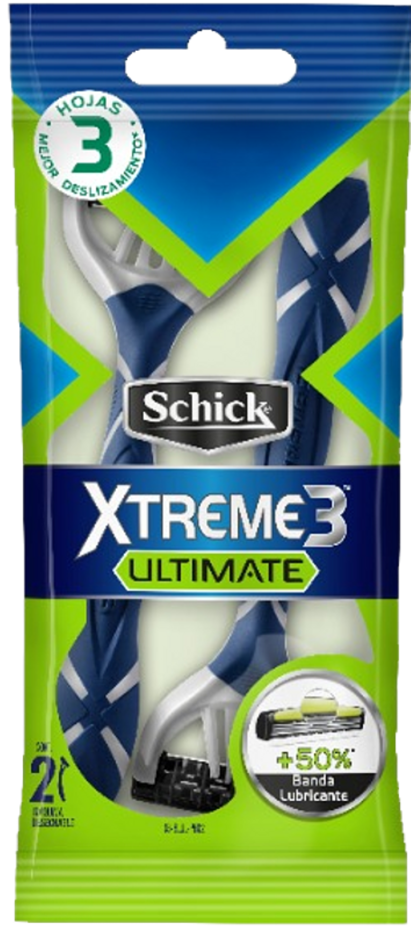 Maquina Afeitar Schick Ultimate Hombre Bols X2u