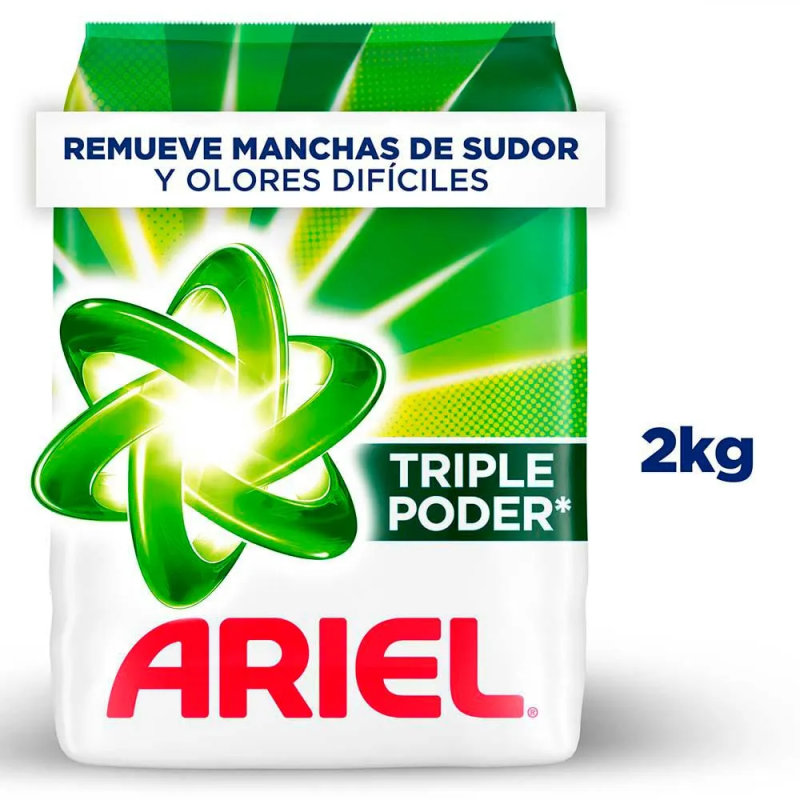 Detergente En Polvo Ariel Aroma Original 2000 Gr