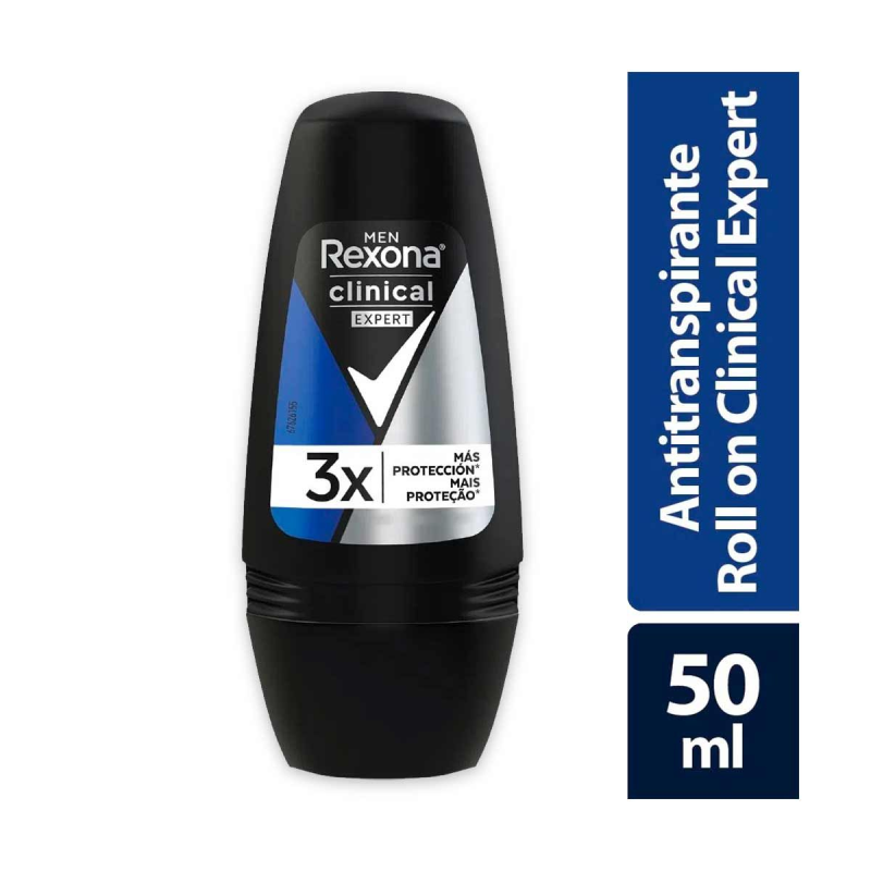 Desodorante Rexona Deo Rol On Clinical Clean 50 Ml